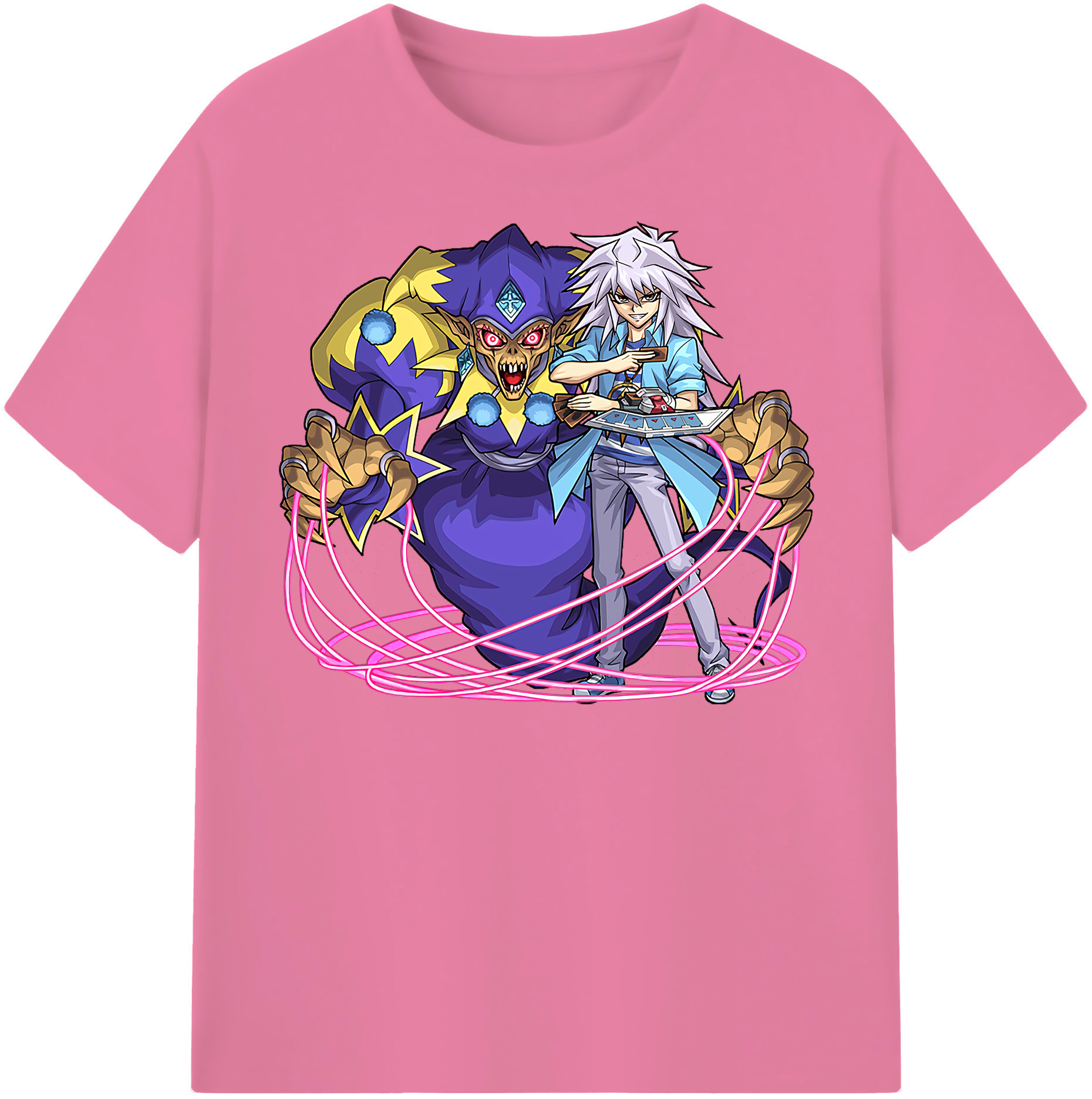 （画像用） 遊☆戯☆王 Yu-Gi-Oh! 綿100％半袖Tシャツ（フロントプリント）